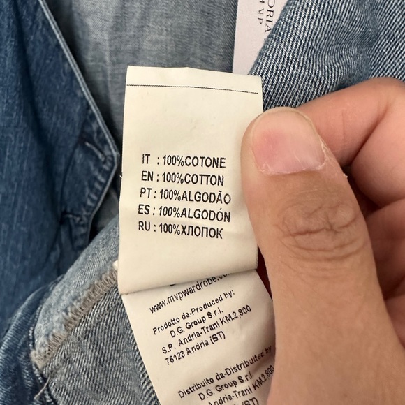 MVP WARDROBE
JACKET SOPHIA WOMAN DENIM AZZURRO NWT - Picture 3 of 10